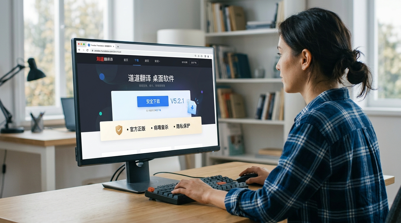 有道翻译官方下载页面展示各平台版本选择
