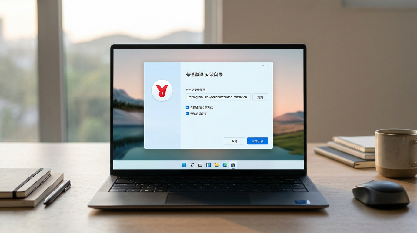 有道翻译Windows版安装向导界面