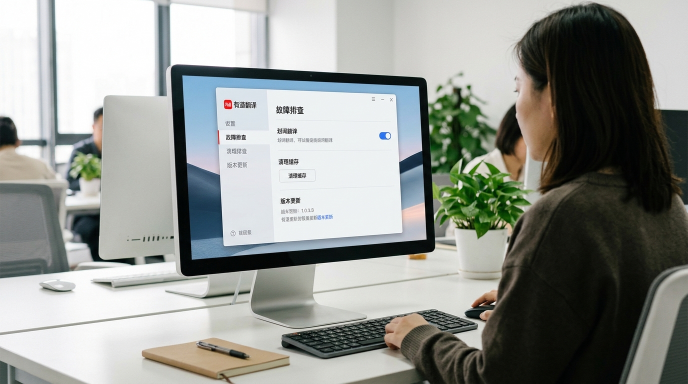 有道翻译电脑版故障排除设置详解示意图