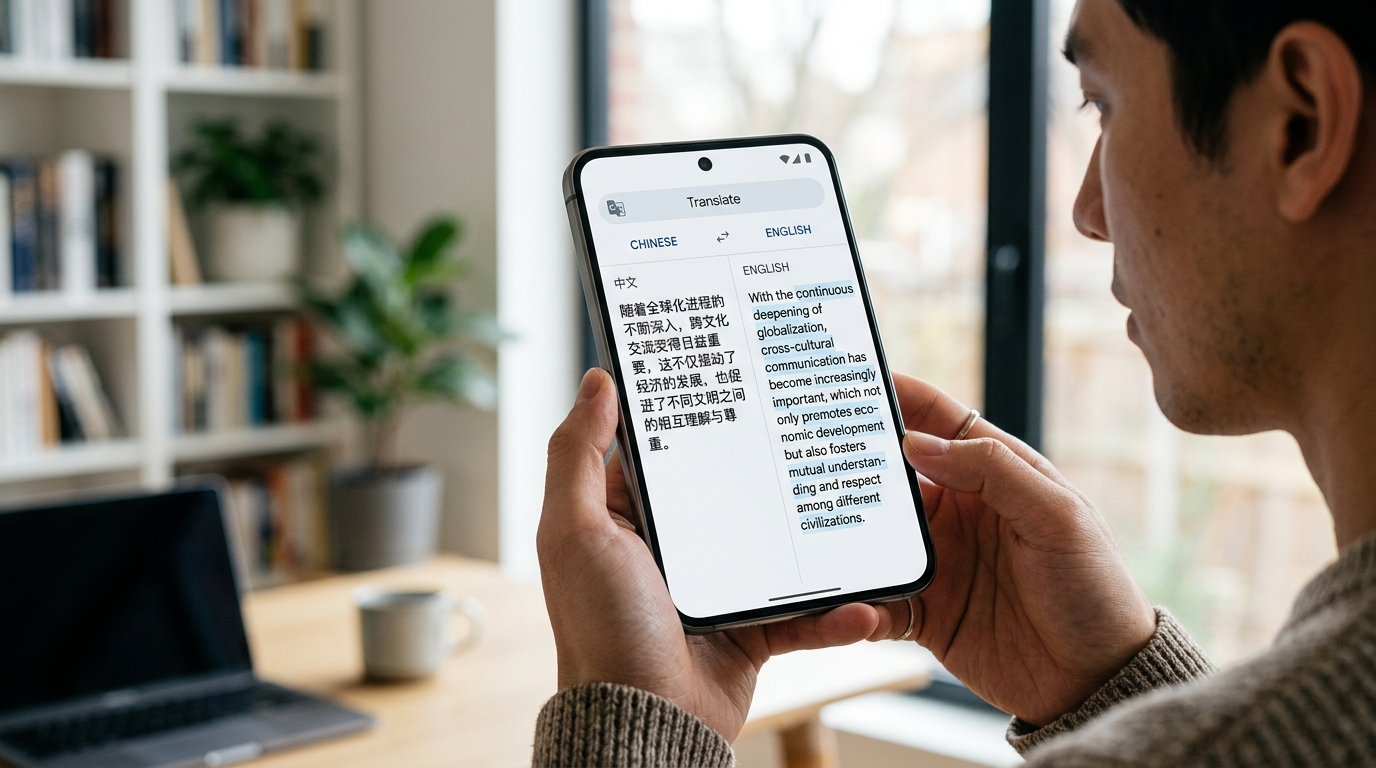 有道翻译处理复杂中文句子的翻译界面示例