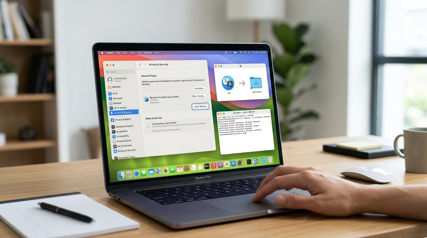 有道翻译下载 Mac 版安装与 Gatekeeper 安全验证设置